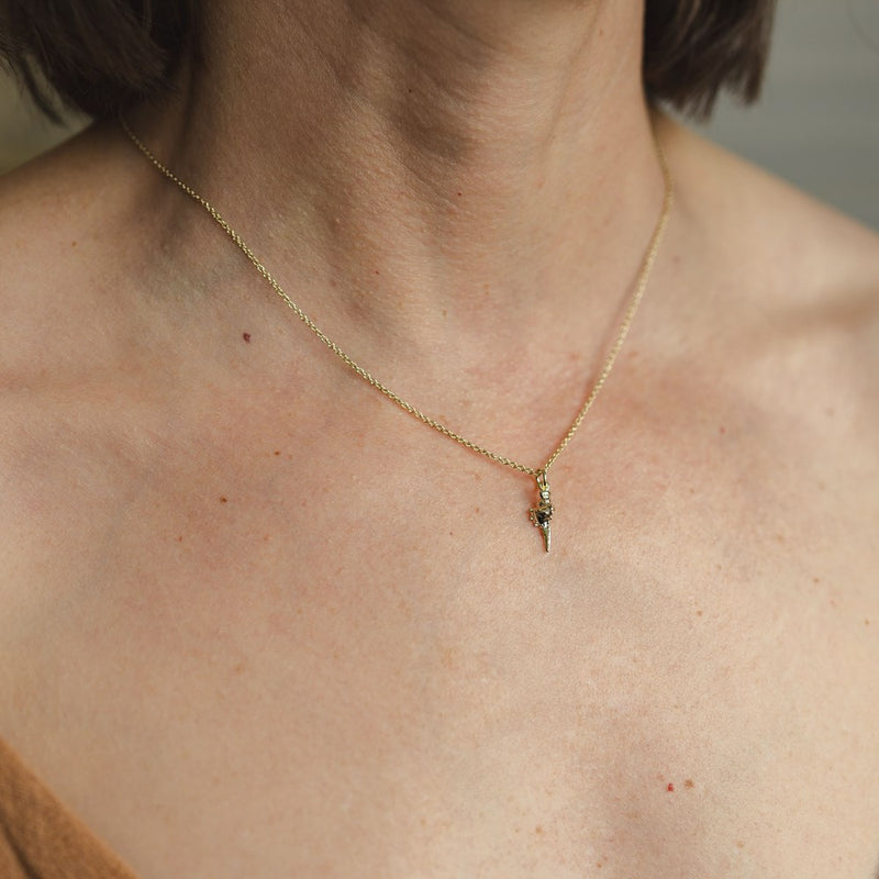conch charm necklace