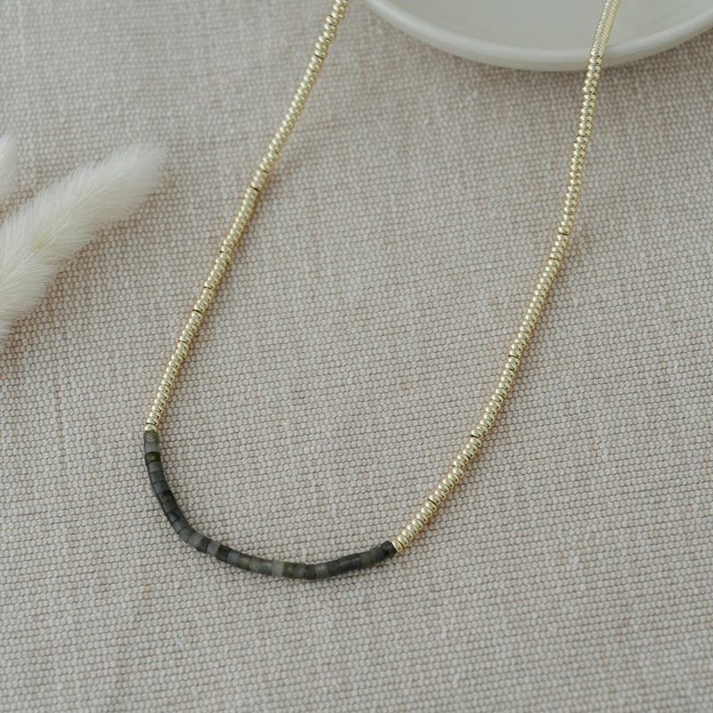 dax necklace- labradorite