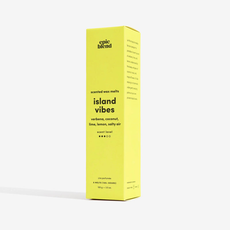 island vibes scented wax melt