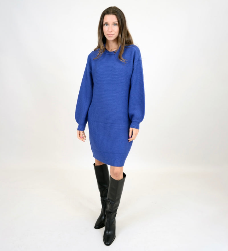 zara dress- cosmic blue