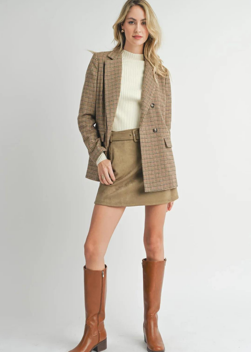 nicola houndstooth blazer