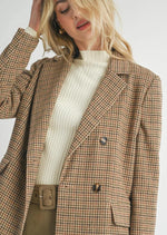 nicola houndstooth blazer