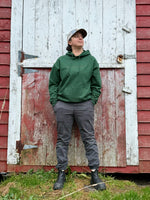 the outport hoodie- evergreen