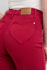 heart back pockets 90's straight leg