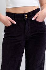 corduroy wide leg trouser