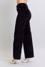 corduroy wide leg trouser