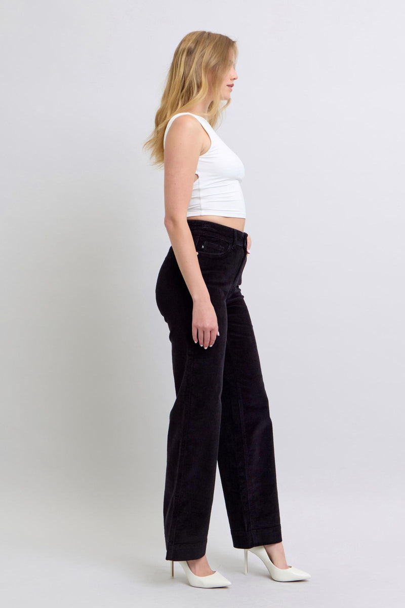 corduroy wide leg trouser