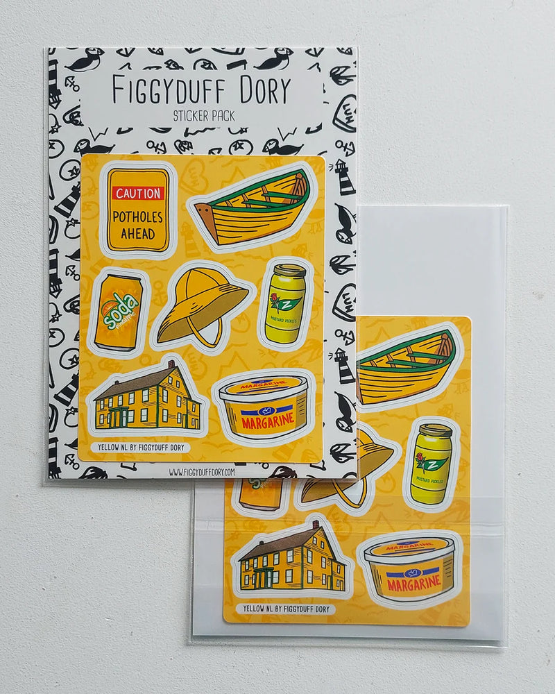 yellow NL sticker pack