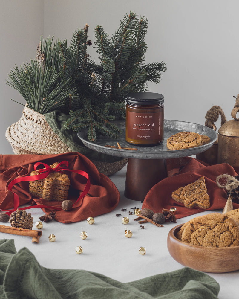 gingerbread candle