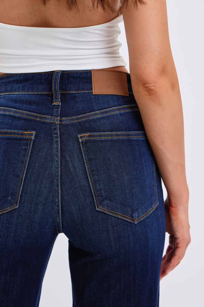 daisy high waist straight jeans