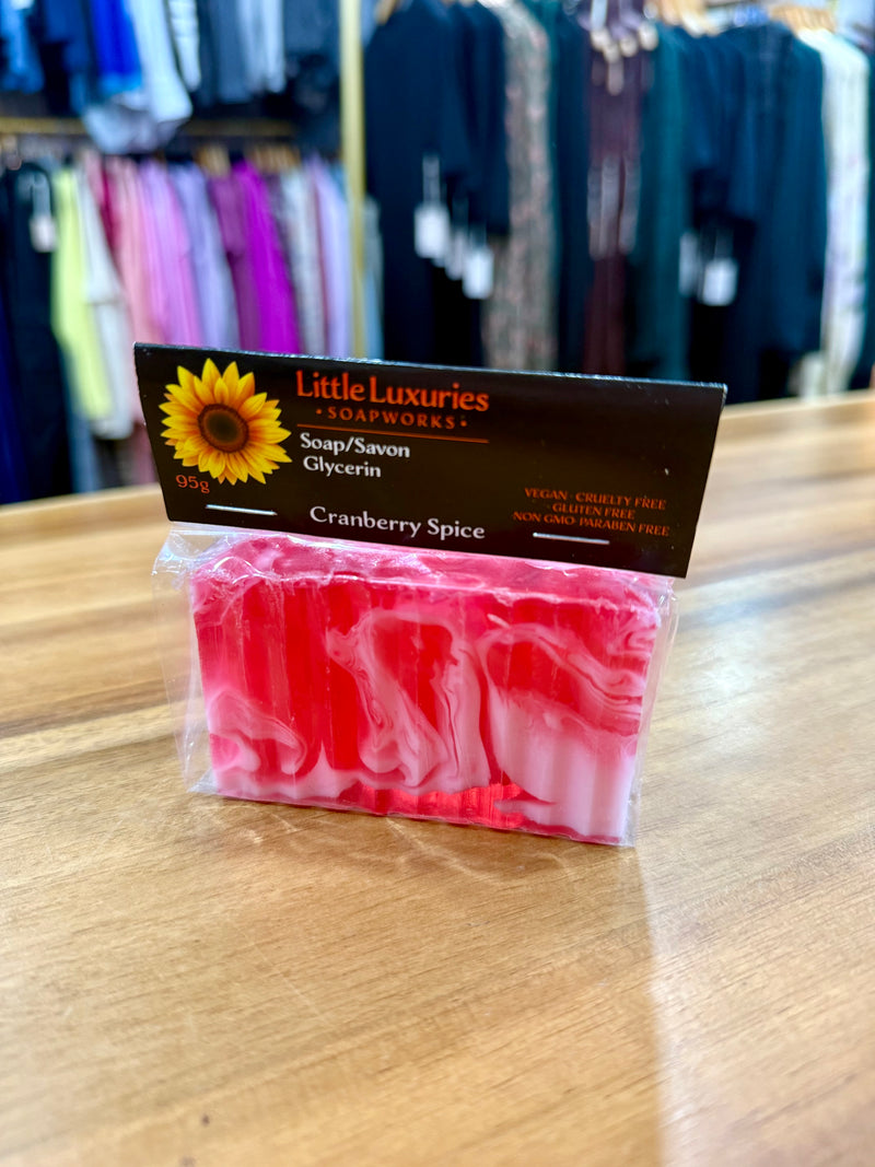 cranberry spice bar soap