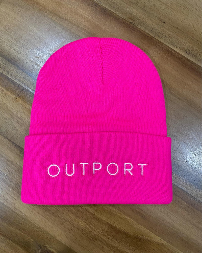 the outport beanie- fuchsia