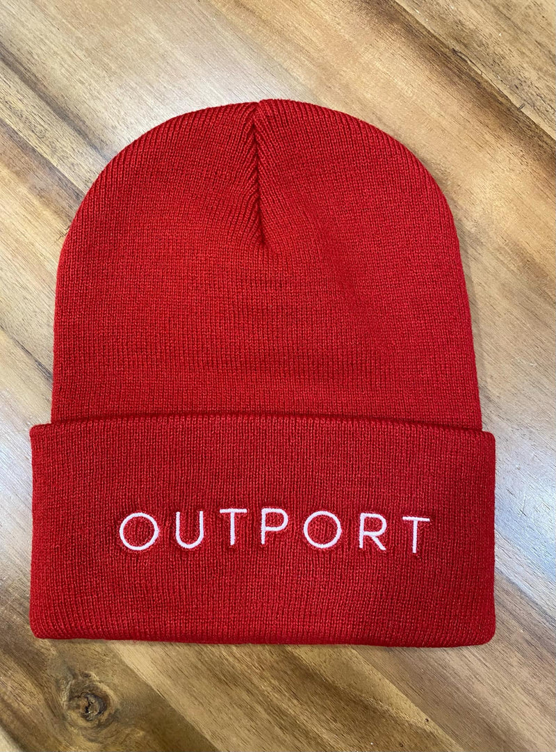 the outport beanie- red