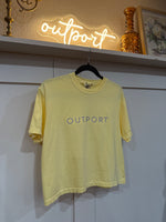 the outport cropped tee- butter