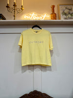 the outport cropped tee- butter