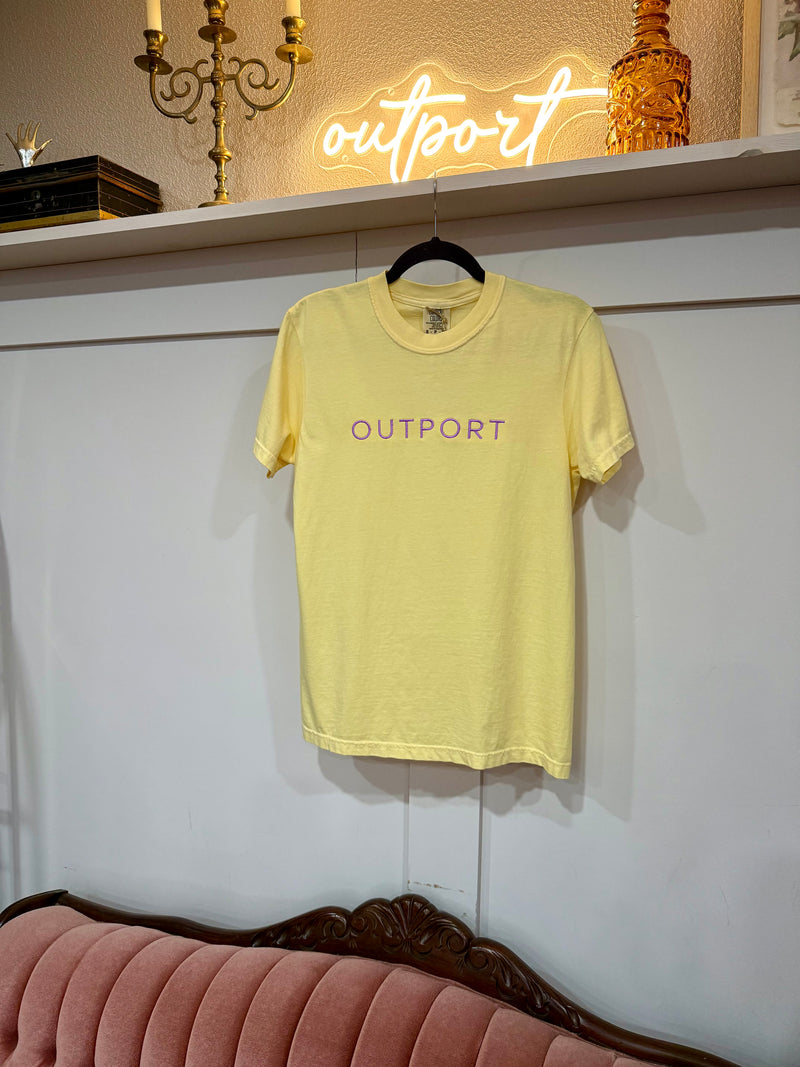 the outport tee- butter