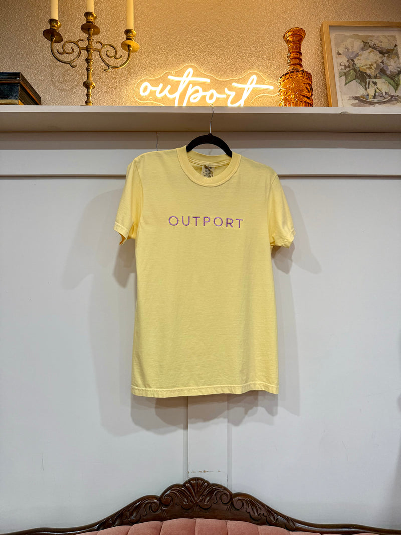 the outport tee- butter
