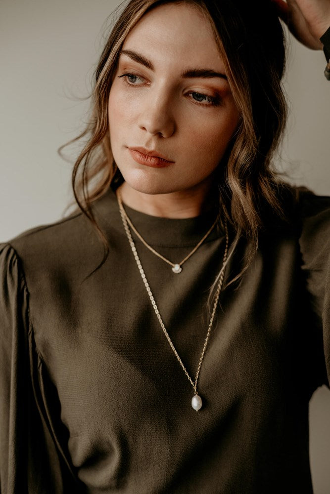 veda necklace- gold