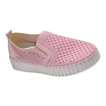 tulip platform shoe- bubble pink