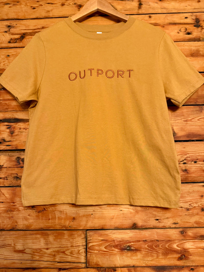 the outport everyday tee- rust