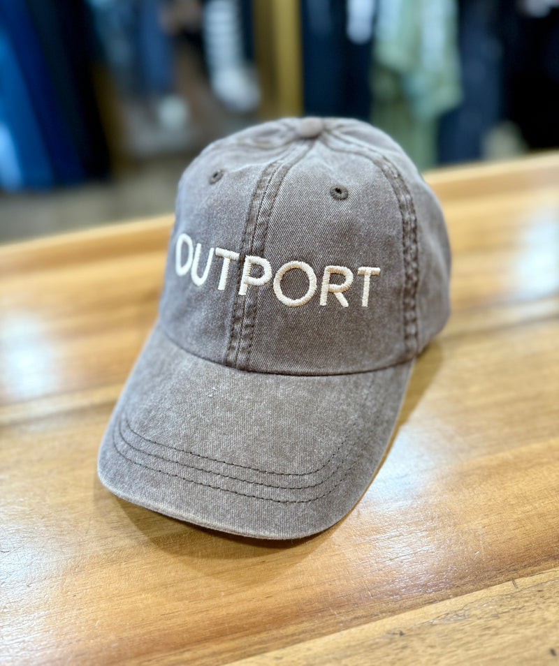 the outport ball cap- vintage brown