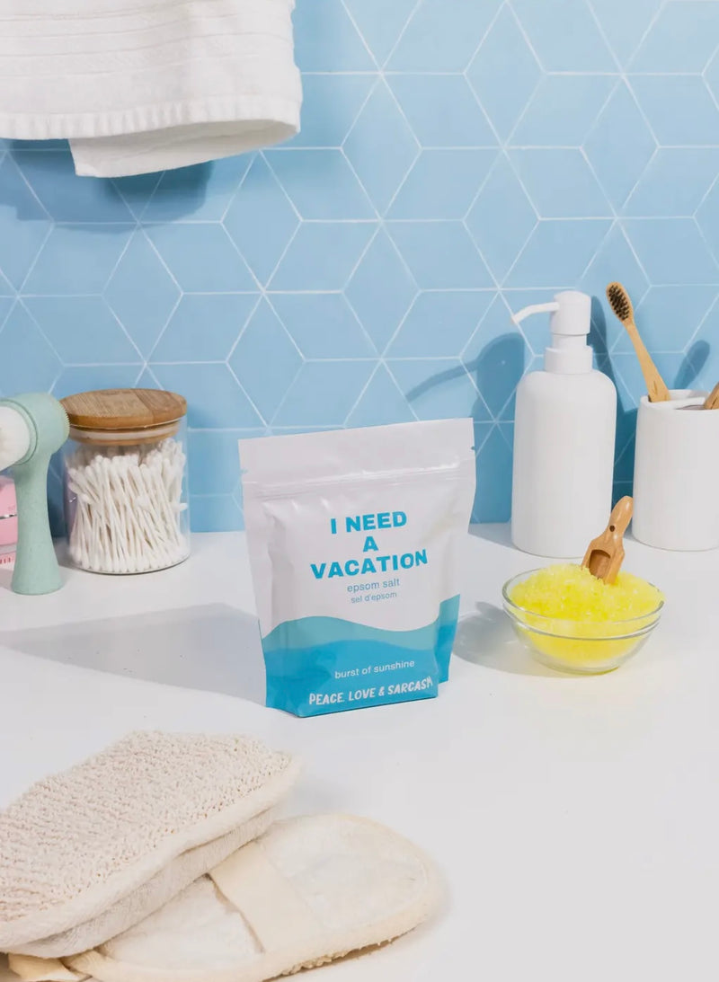 i need a vacation epsom salt bath soak