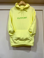 the outport hoodie- lemon lime