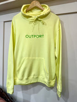 the outport hoodie- lemon lime
