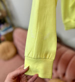 the outport hoodie- lemon lime