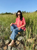 the laura high low tee