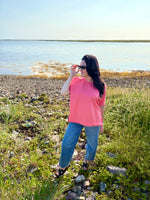 the laura high low tee