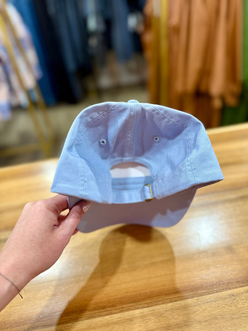 the outport ball cap- sky blue
