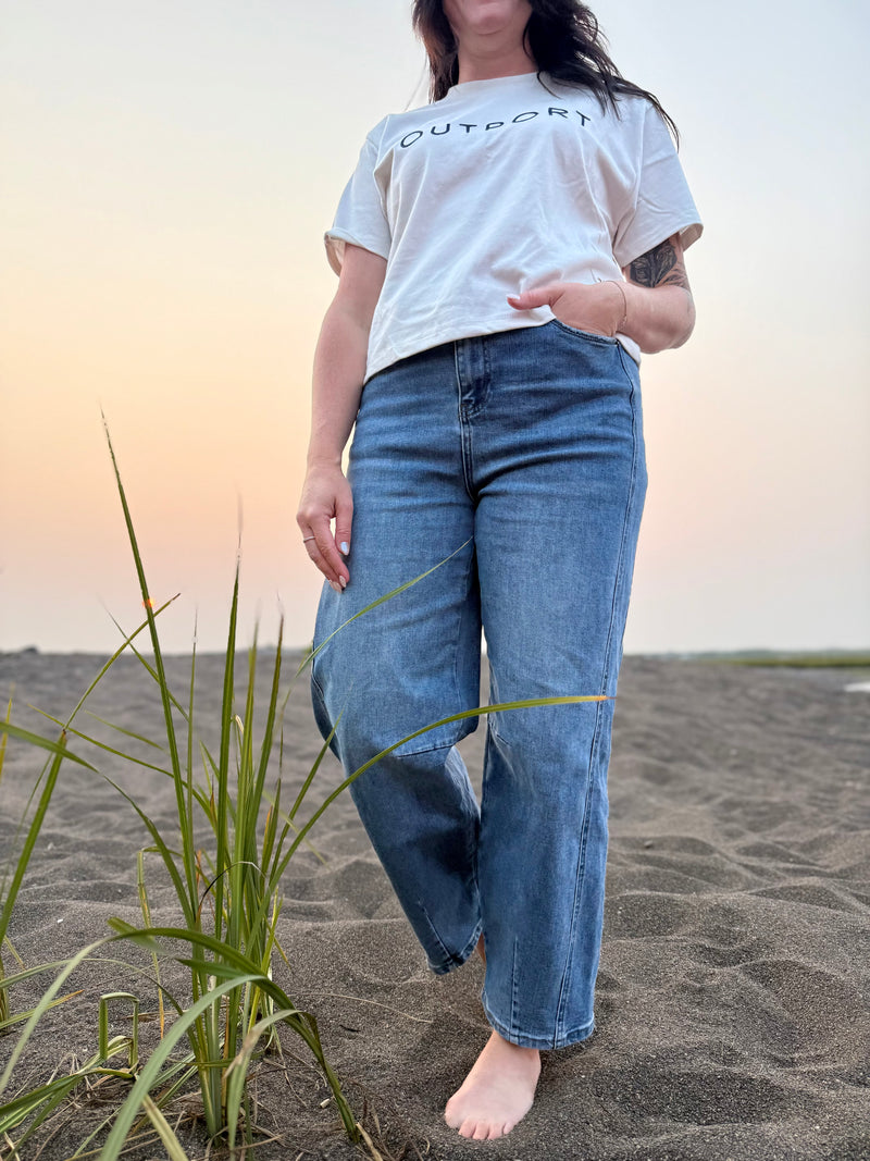 the outport everyday tee- driftwood