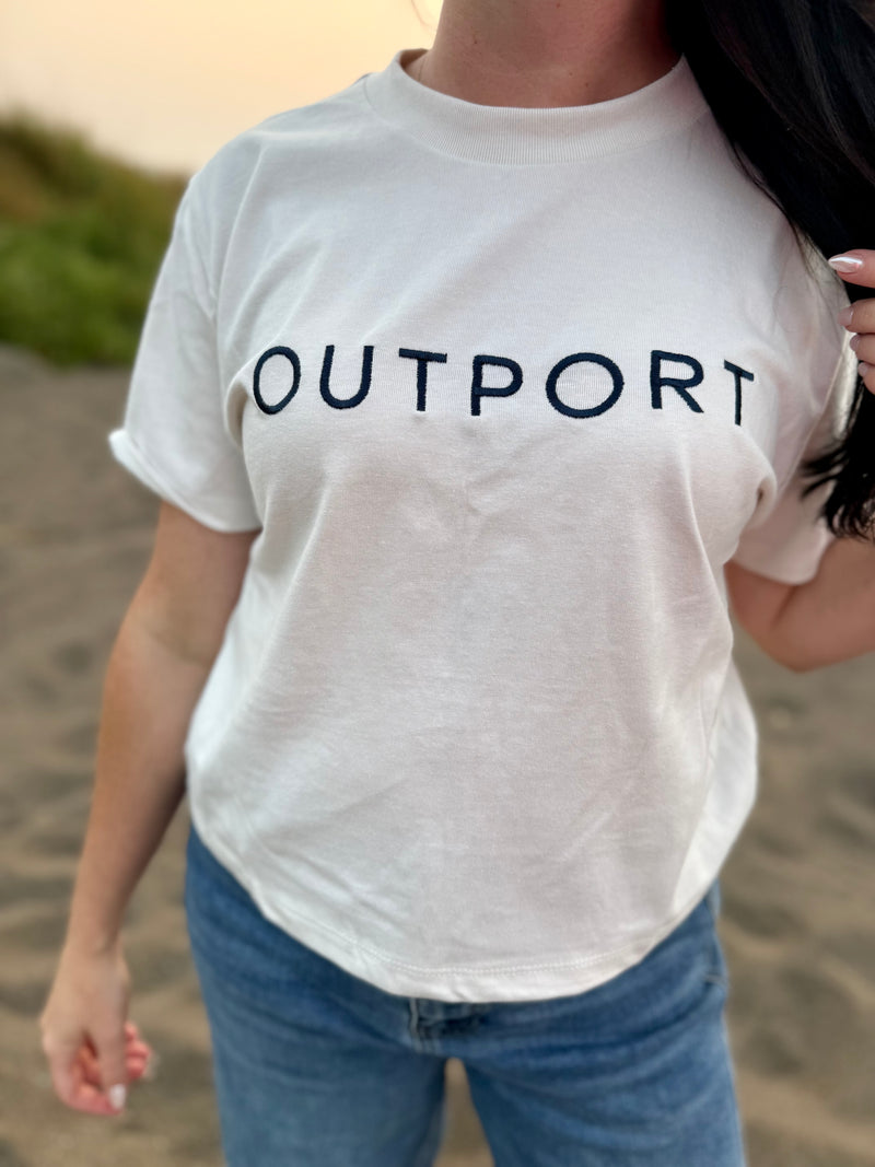 the outport everyday tee- driftwood