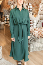 cressida midi shirt dress