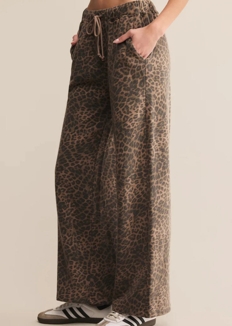 hunter leopard knit pant