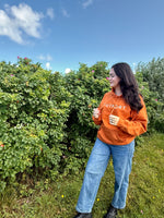 the outport hoodie- rust