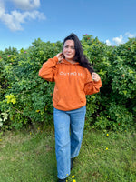 the outport hoodie- rust