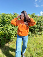 the outport hoodie- rust