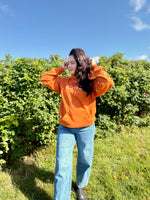 the outport hoodie- rust