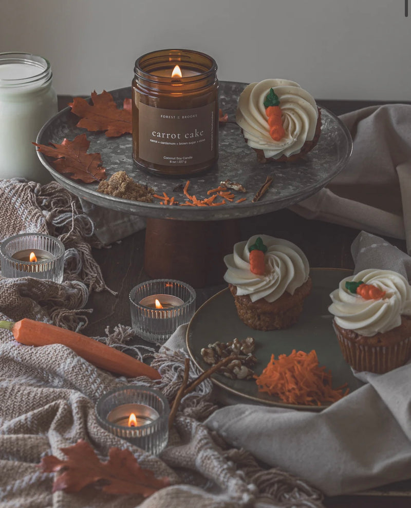 carrot cake candle