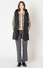 millie hooded puffer vest