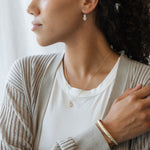 anastasia necklace- rose quartz