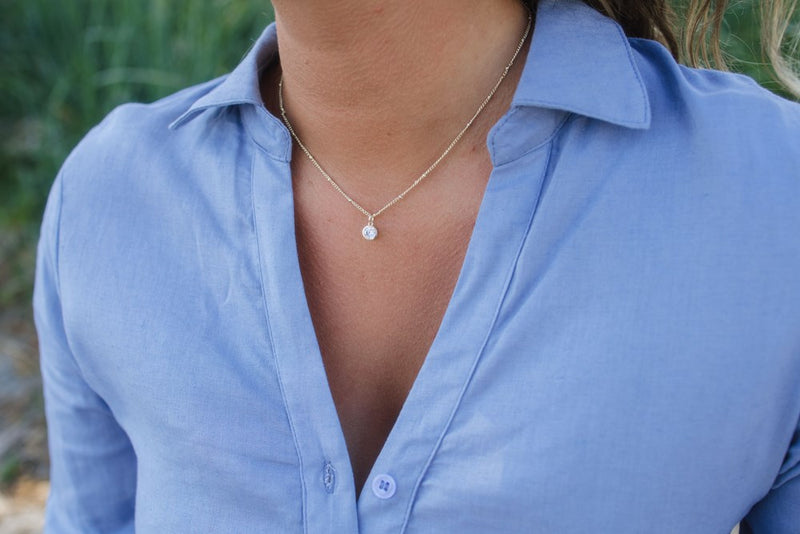 luster necklace