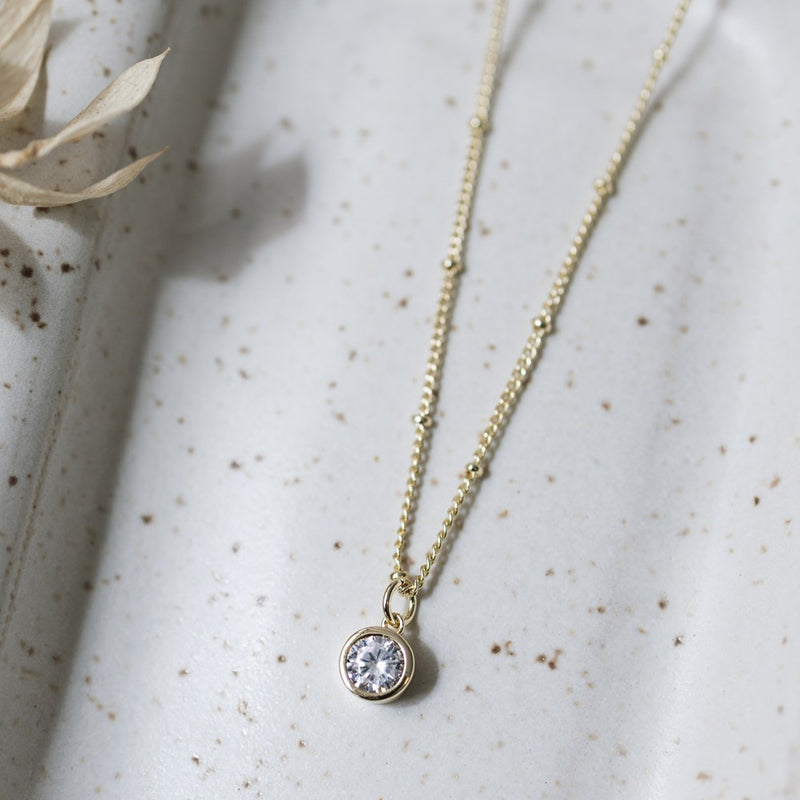 luster necklace