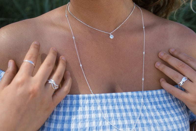 luster necklace