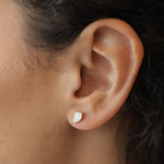opal chip studs