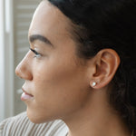 opal chip studs