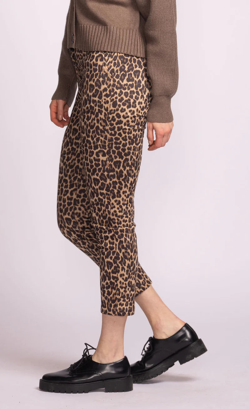 kitty leopard pants