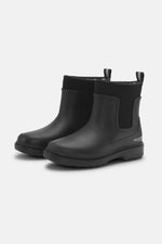 short rainboots soft top- black